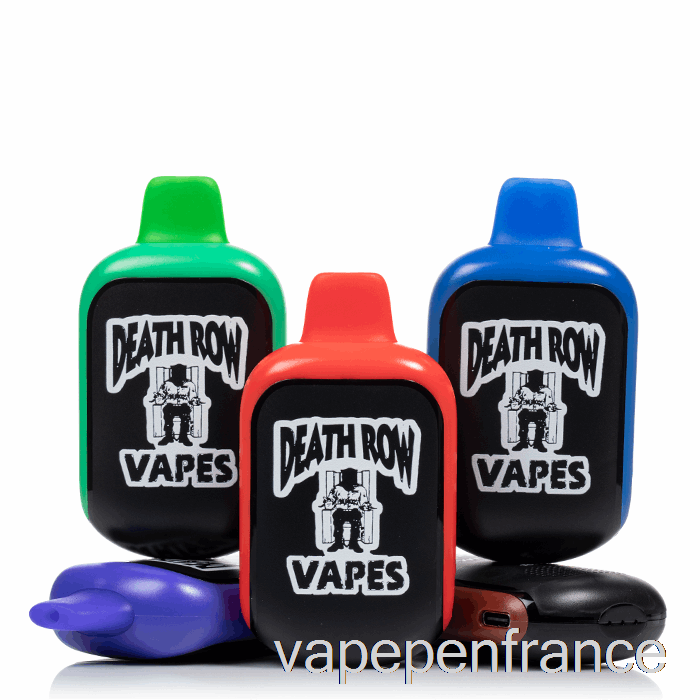 Stylo Vape Jetable à La Menthe Et Aux Myrtilles Qr5000 Du Couloir De La Mort